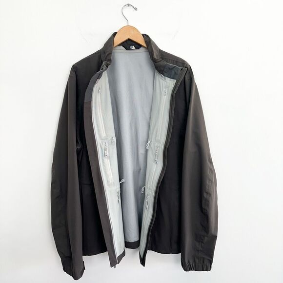 Clothing Arts Men’s Charcoal Grey Cubed Travel Waterproof Windproof Lightweight - Picture 2 of 16